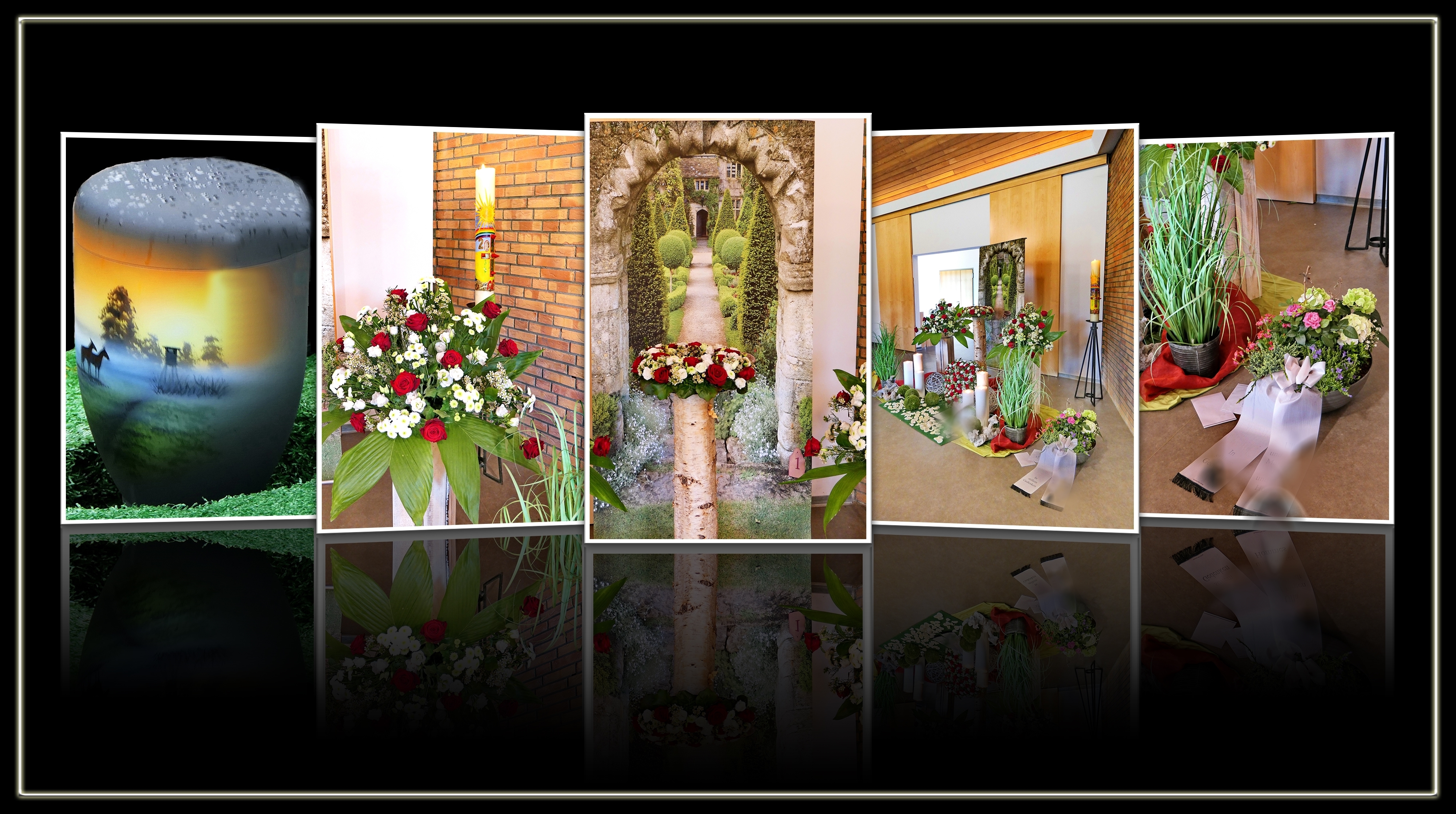 Trauerfeier mit Urne,
Foto: G.Hommes